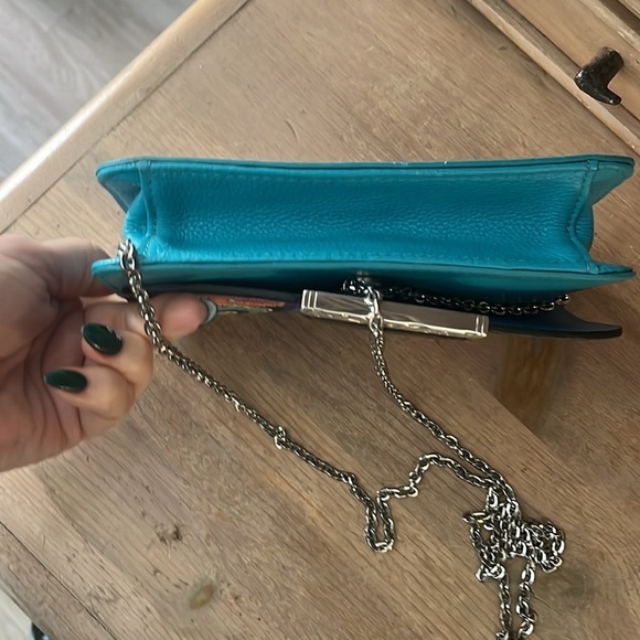 Brighton Ginger Snappy Mini Bag & 2 More Snappy Flaps Cerulean Blue Fashionista - Picture 9 of 13